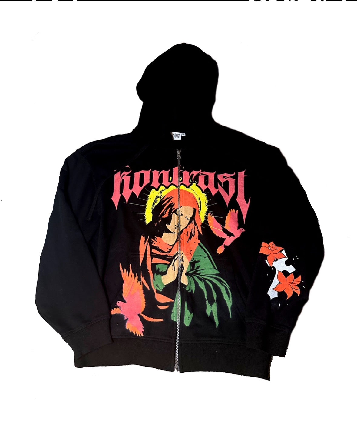 Virgin marry zip up Black