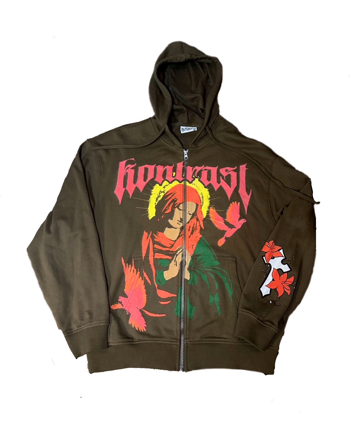 virgin marry zip up Beige